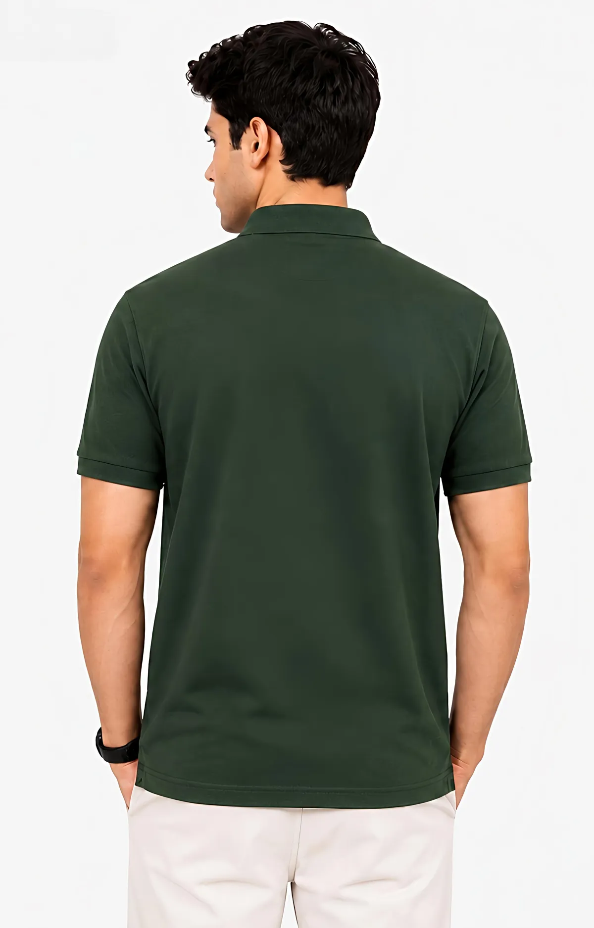 Men's Polo Collar T-Shirt with Pocket - Image 5