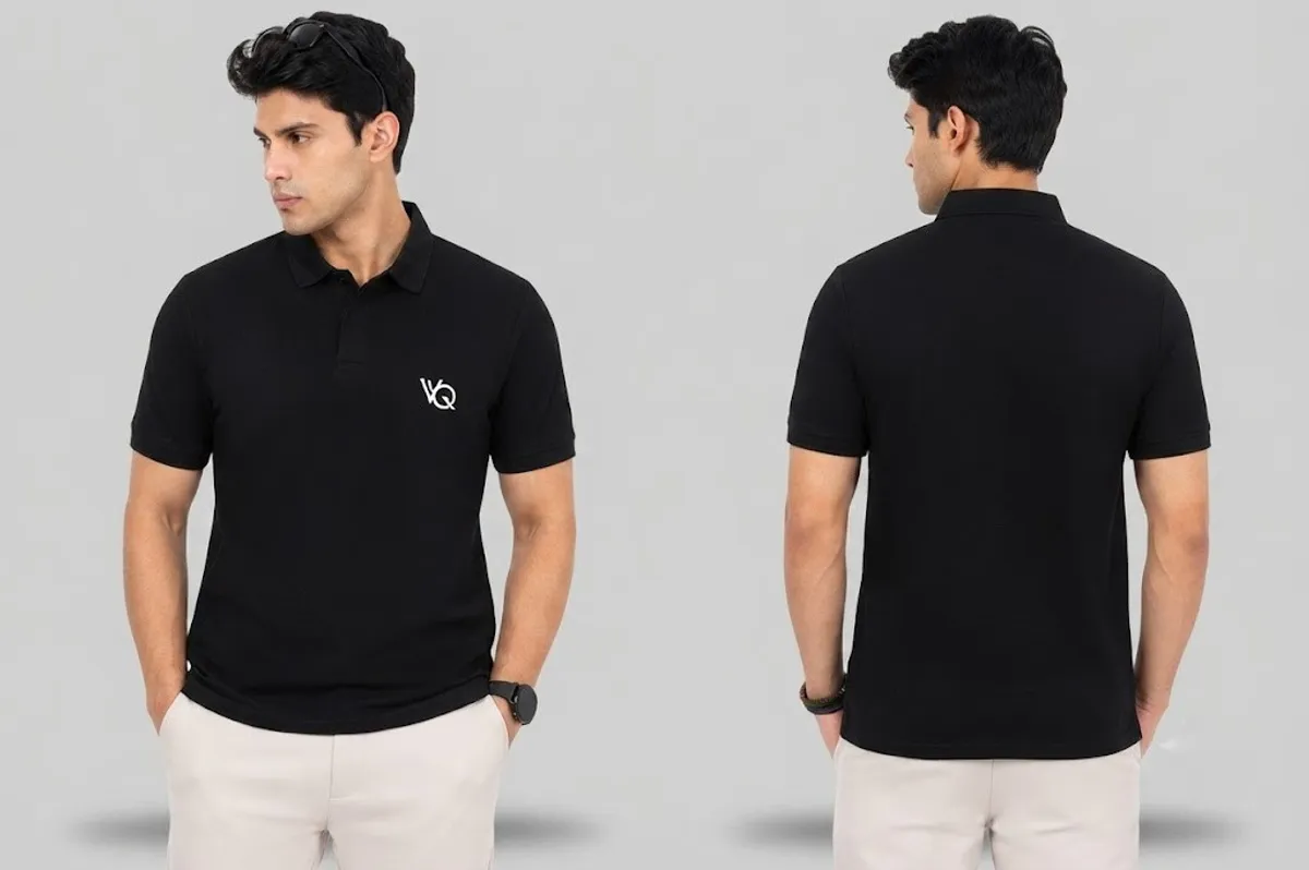 Men's Polo Collar T-Shirt with Pocket - Image 5
