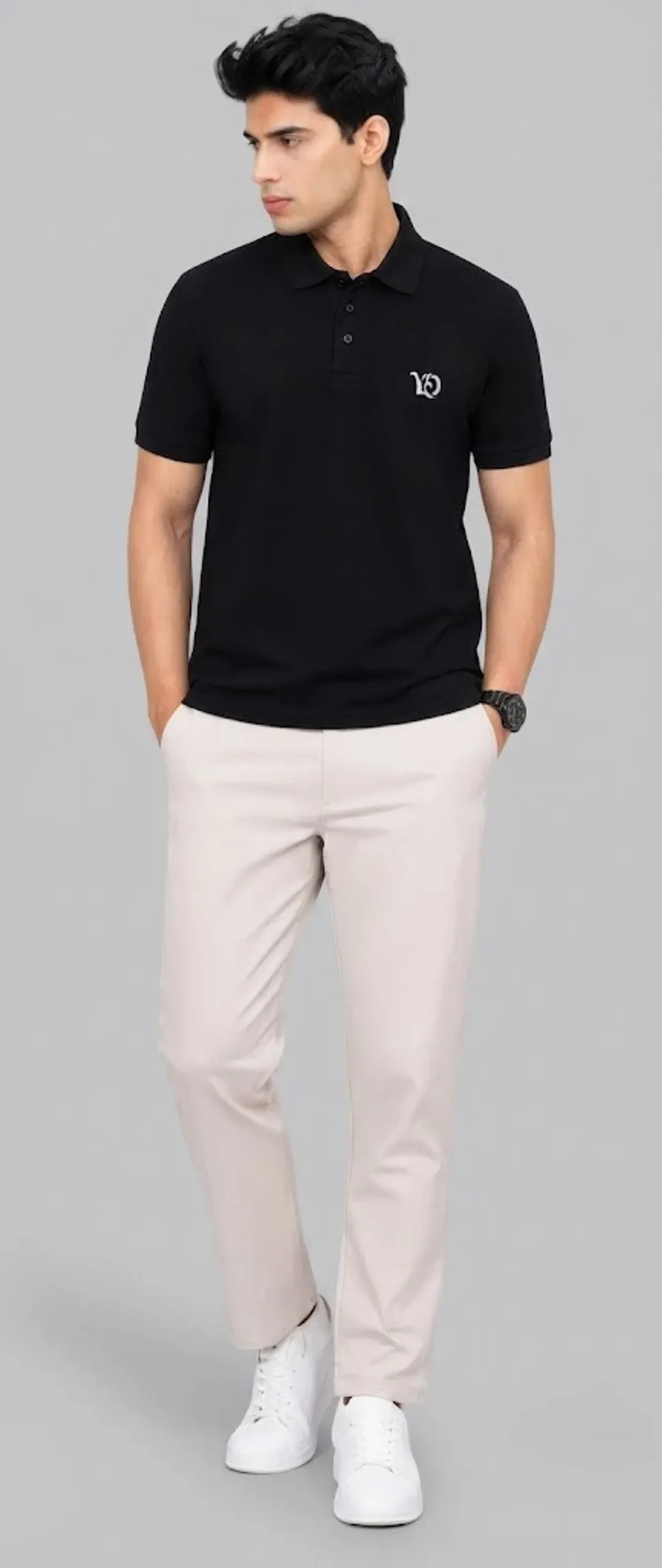 Men's Polo Collar T-Shirt with Pocket - Image 4