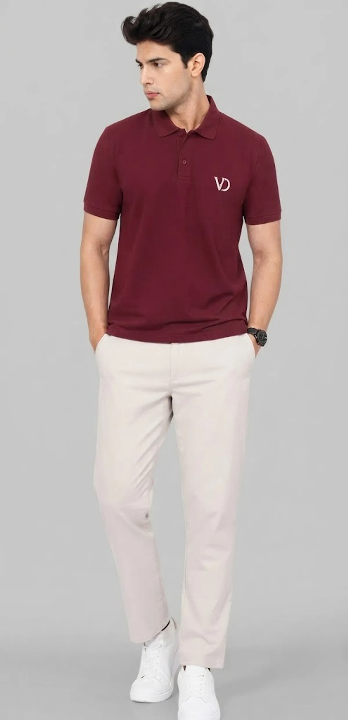 Men's Polo Collar T-Shirt with Pocket - Image 3