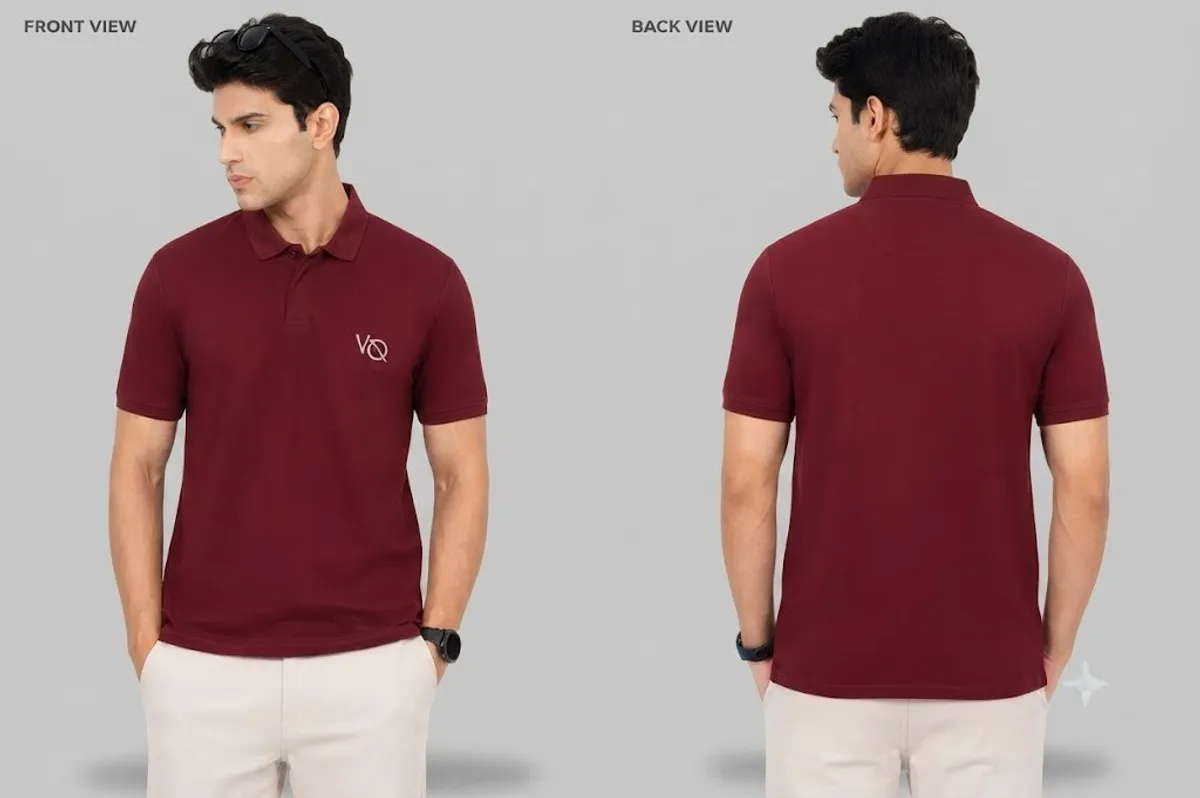 Men's Polo Collar T-Shirt with Pocket - Image 5