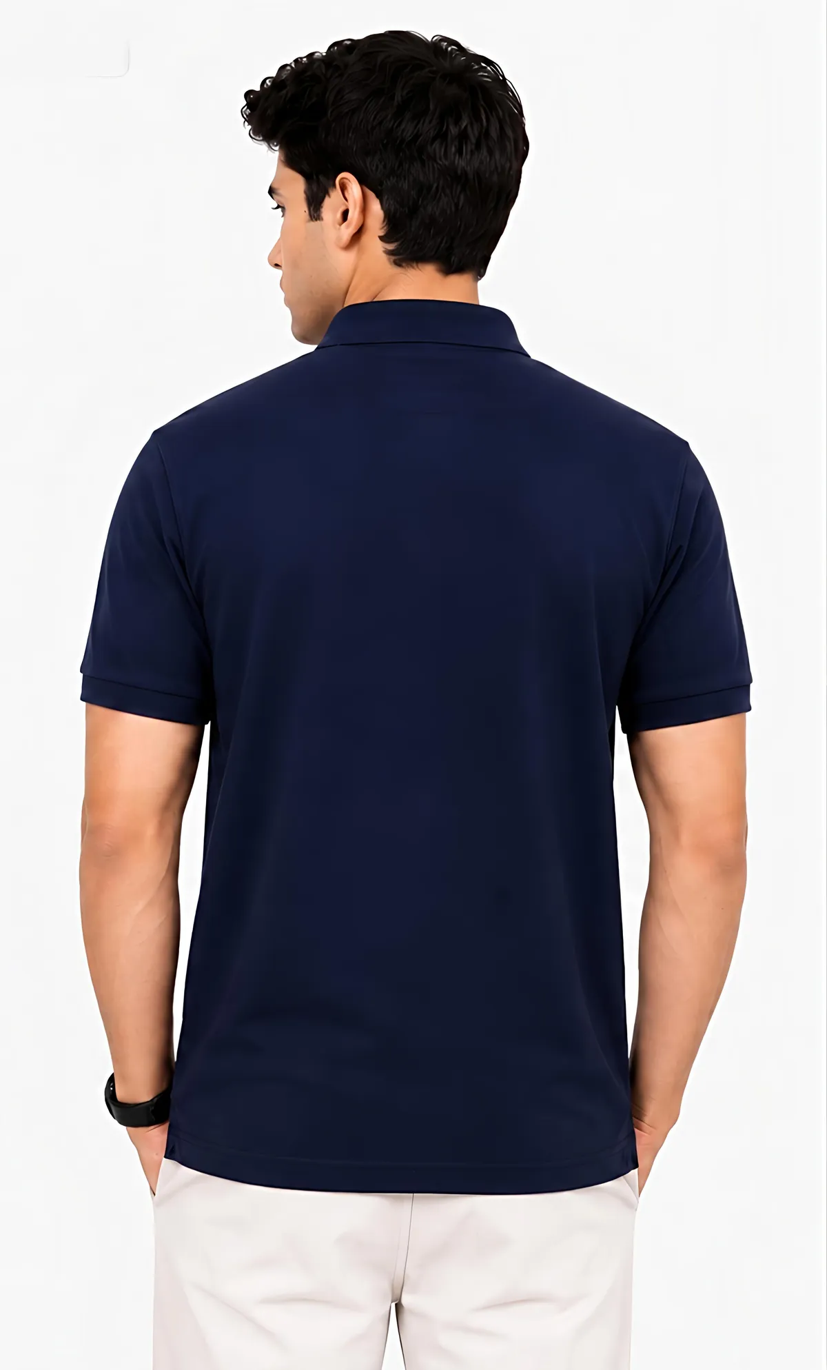 Men's Polo Collar T-Shirt with Pocket - Image 4