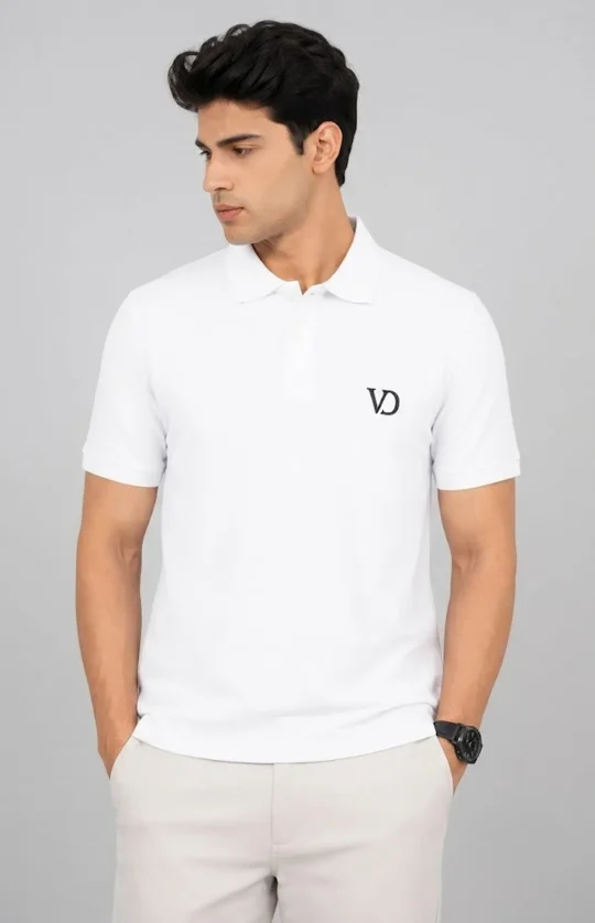 Men's Polo Collar T-Shirt with Pocket
