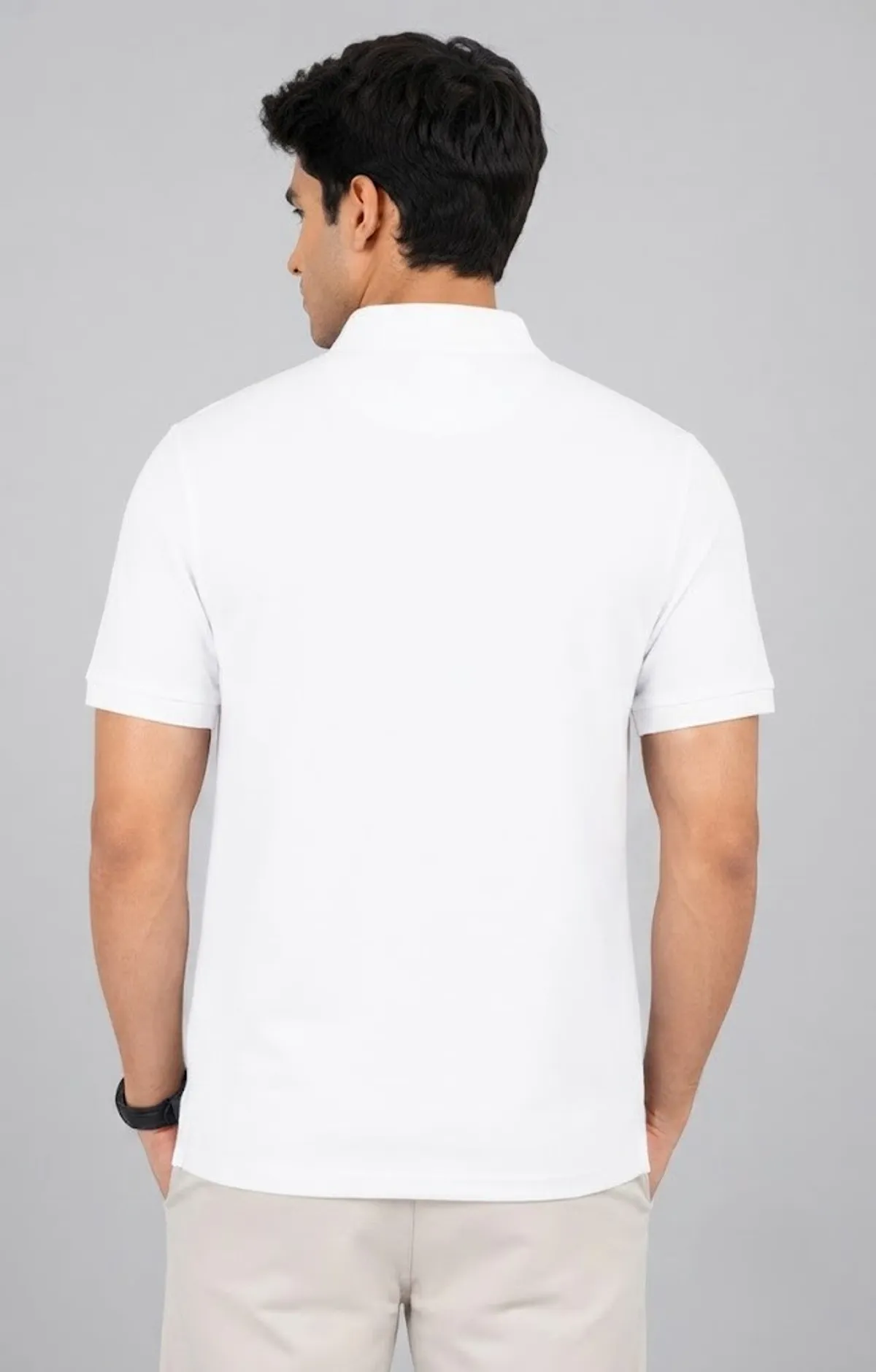 Men's Polo Collar T-Shirt with Pocket - Image 3