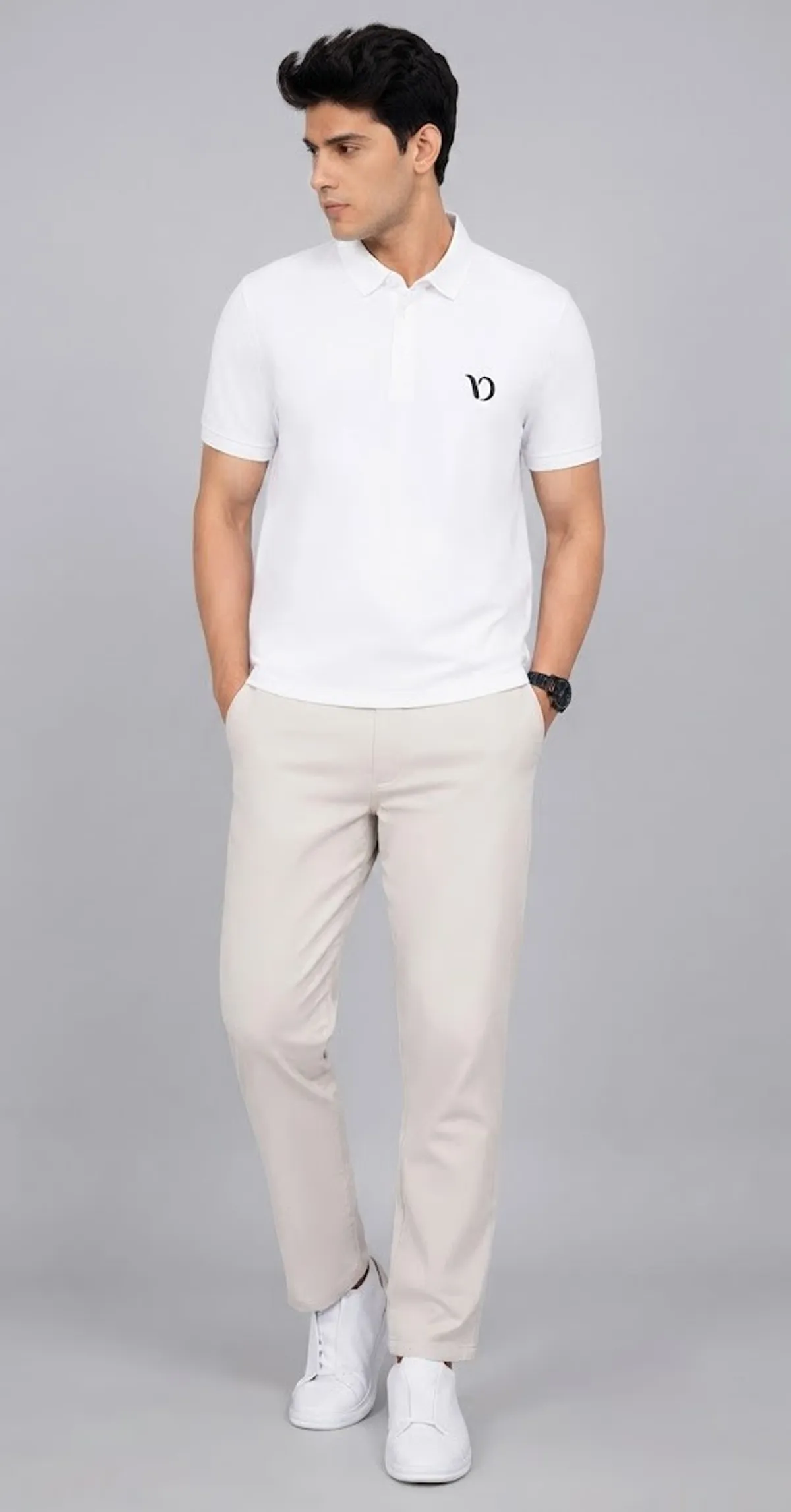 Men's Polo Collar T-Shirt with Pocket - Image 4