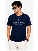 Men's Round Neck T-Shirt with VD Embroidery